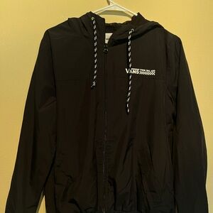 Vans Black Hooded Windbreaker